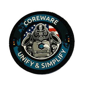 Coreware Unify & Simplify Firearms Logo Patch Shot Show 2025